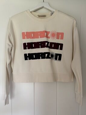 Scotch & Soda Cream Crewneck Sweatshirt